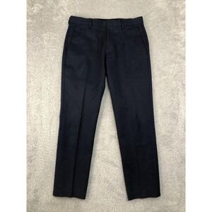 J Crew Moon Pants Men's 32x28 (Tag 30x30) Blue Ludlow Wool Blend Slim